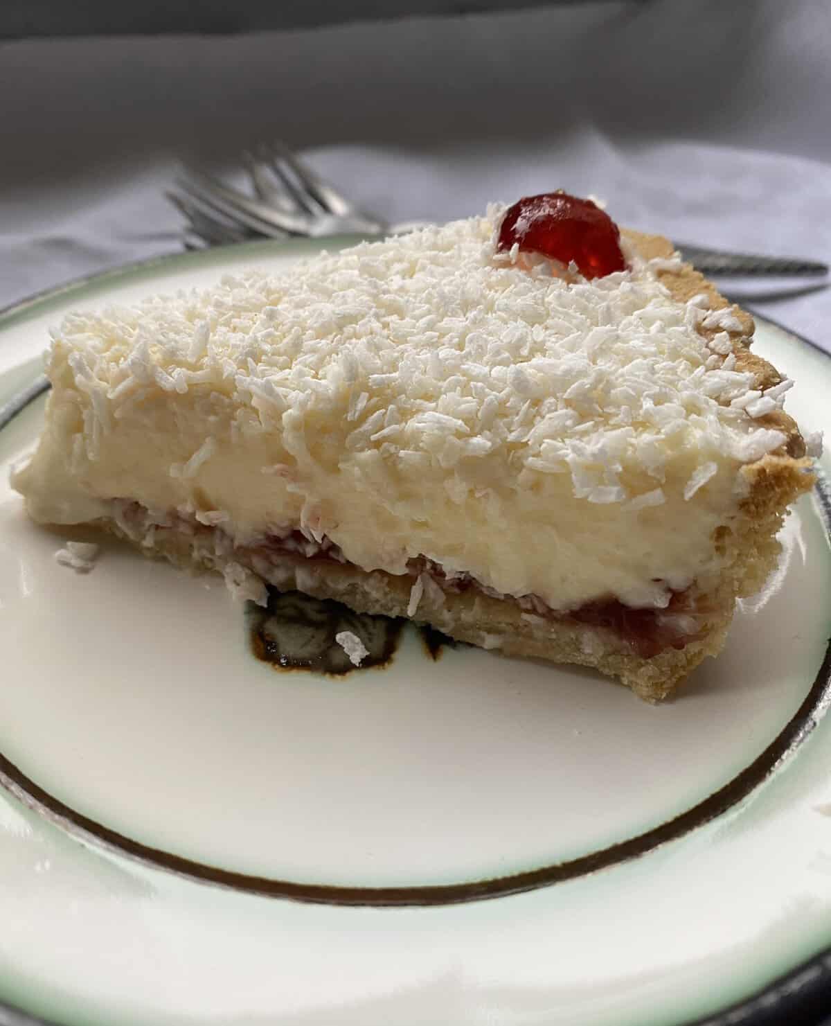 Slice of Manchester Tart.