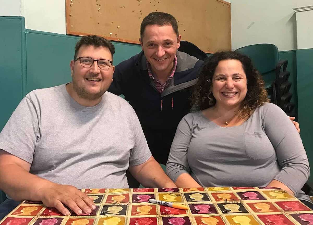 Alex (In the centre) with Sarit Packer and Itamar Srulovich.