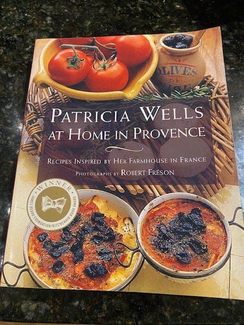 Patricia Wells. At Home in Provence book cover.