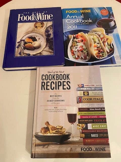 Cookbook covers.