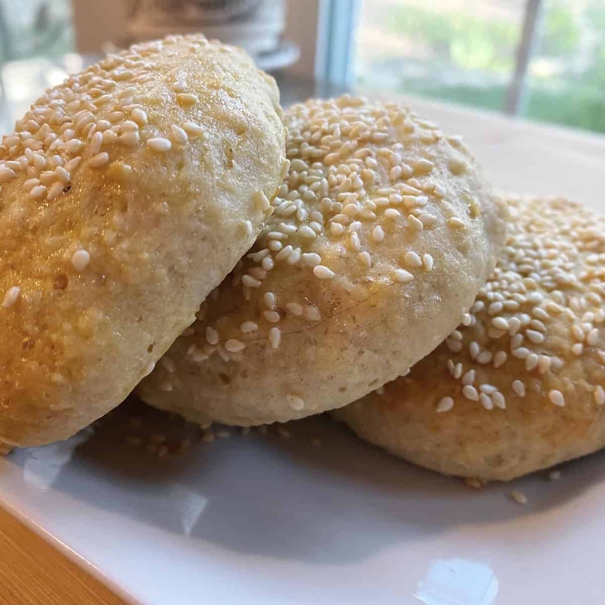 Sesame Seed buns.