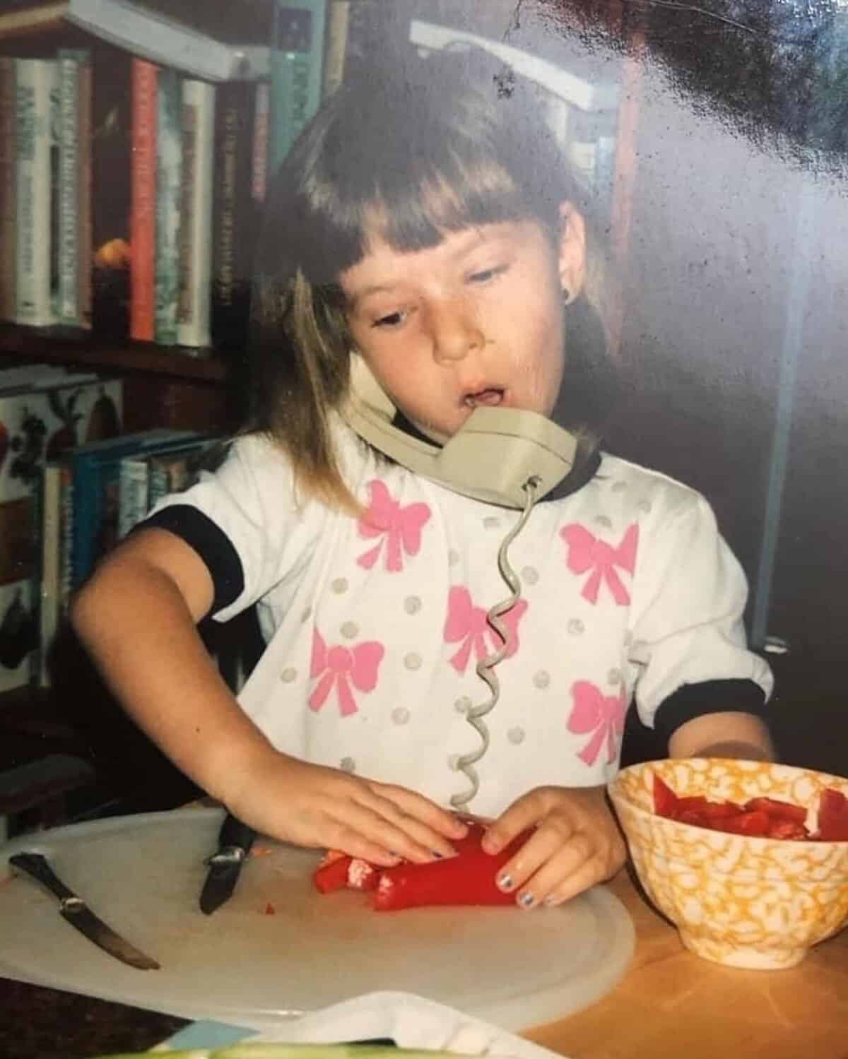 Sally Ekus as a child.