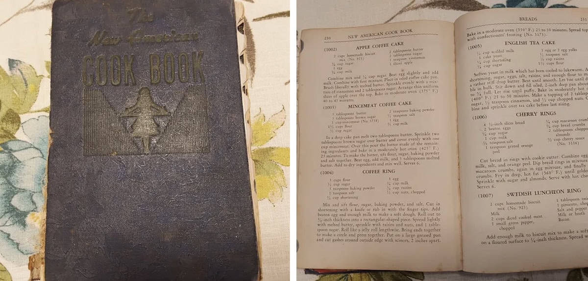 Suzy's Grandmother's Cookbook.