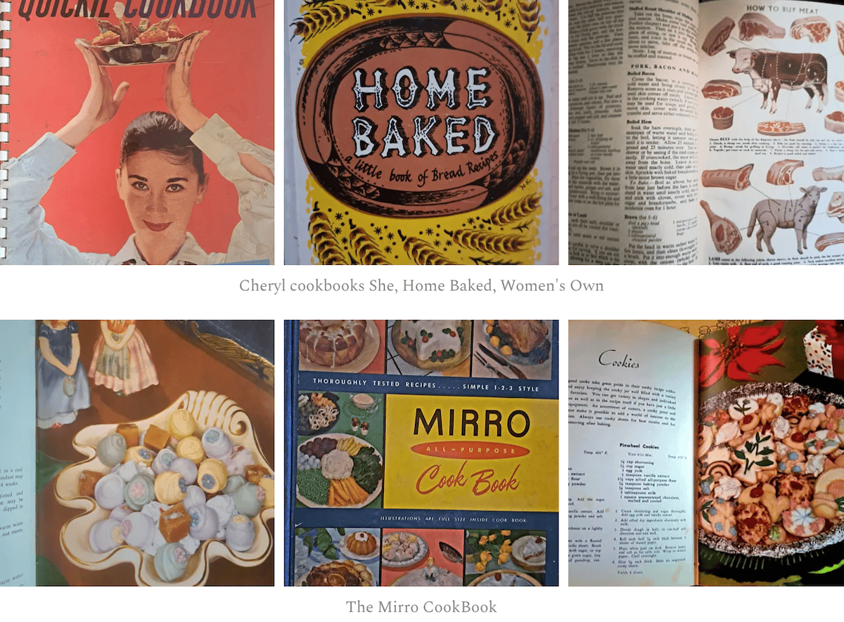 Various book covers.
